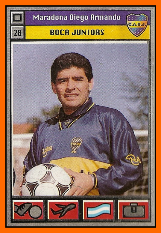 08-Diego Armando MARADONA - Boca Juniors 1995