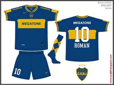 2006-2007 Boca Juniors Home