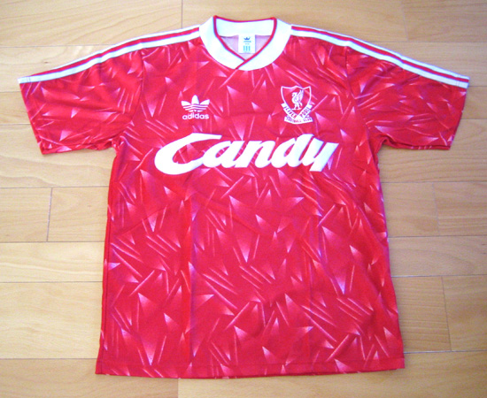 89/91 Liverpool FC (H) Candy adidas | Kyorozo's SOCCER GOODS