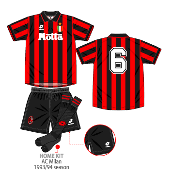 AC Milan 1993-94HomeSerieA