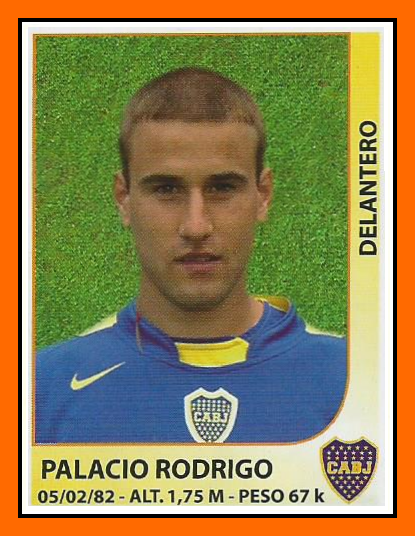 Rodrigo PALACIO - Boca Juniors Panini figurita 2005